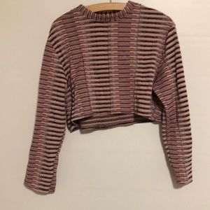 Urban Outfitters Rainbow Cropped Top